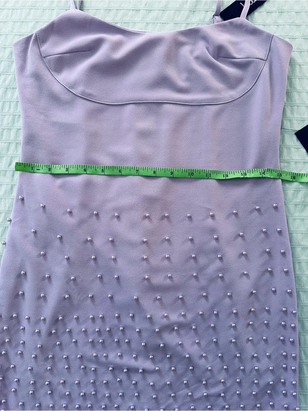 NWT Lulu’s Lavender Bodycon Pearl Sleeveless Mini Dress - Medium
